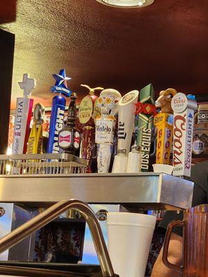 Draft beer choices