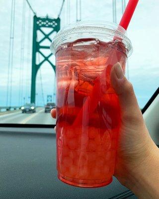 Pomegranate Bubble Tea