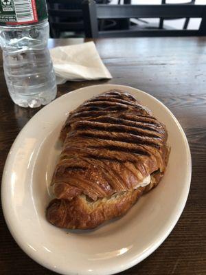 Delicious turkey croissant!