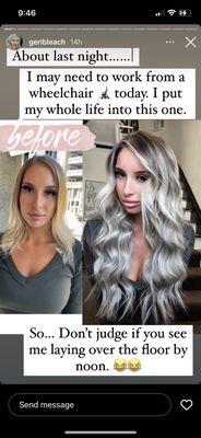 Hair transformation