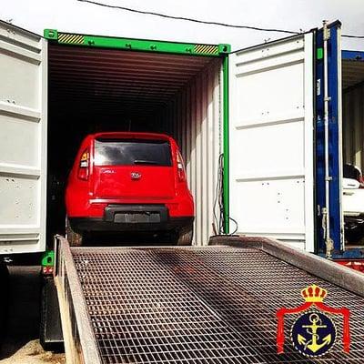 Vehicles - Loaded in Container