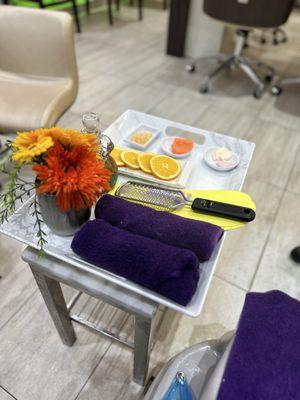 Pedicure tray