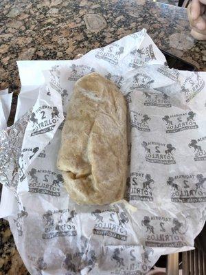 Hubby got Bean and cheese burrito but they overcharged me by 3.50 had to go back and tell the cashier.