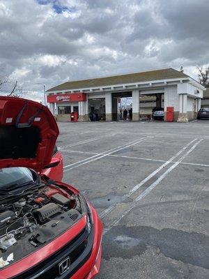 Double checking my oil after car was returned