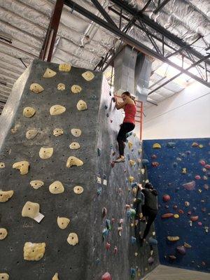 Beginner climbing