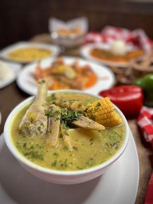 Weekend special - sancocho de gallina ( he soup )