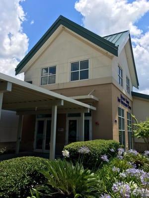 Entrance to the lobby and Gym