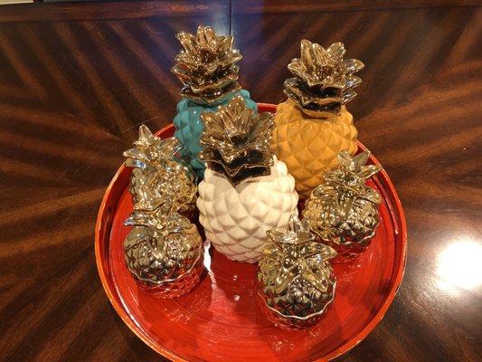 Ceramic pineapple from Kirkland