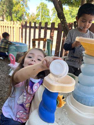 Summer is here! Fun with water play!