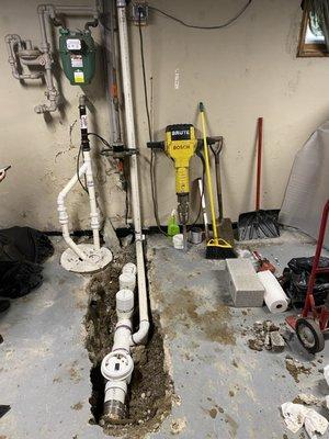 Sewer Check valve and house trap