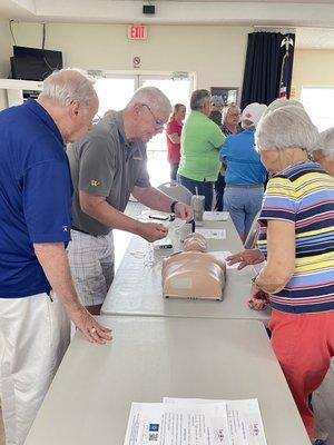 Learning aed technique