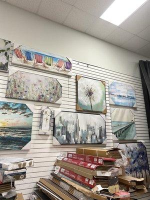 Lots of wall art for sale