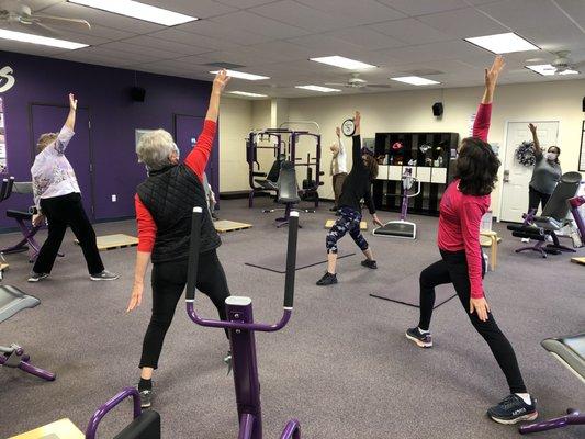 Curves offers specialty classes for a total body workout.