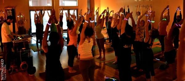 Feel the quiet buzz? Join Erinn for Friday 5pm at dharma yoga