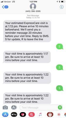 You should expect long wait times. Take a book, a few movies and a fully charged mobile phone. Probably your lunch and dinner also :-/