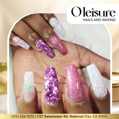 Want to sparkle? We got you!
Let your nails steal the spotlight with our chic designs!