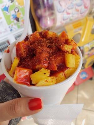 Chamango- crushed ice, mango, chamoy, chili and lemon