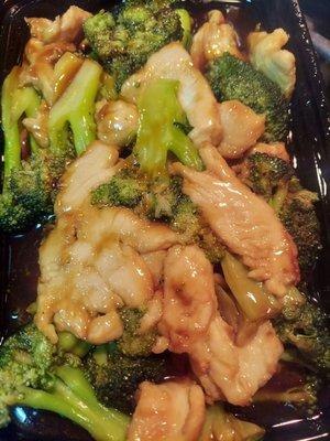 Chicken and broccoli