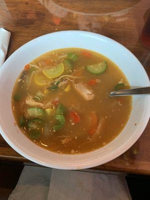 Chicken tortilla soup