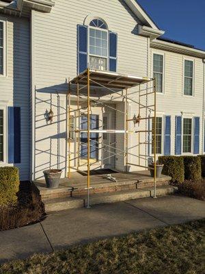 Exterior view of finished window.