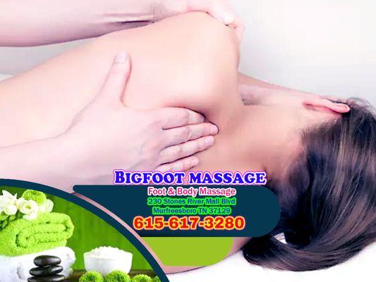 Bigfoot Massage. Shiatsu Asian Massage.