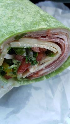 Spinach Italian Deli Wrap