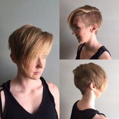 Cut and Style by our stylist Carolyne Simms