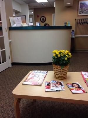 Reception area