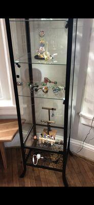 Quick snap of one of the glass cases