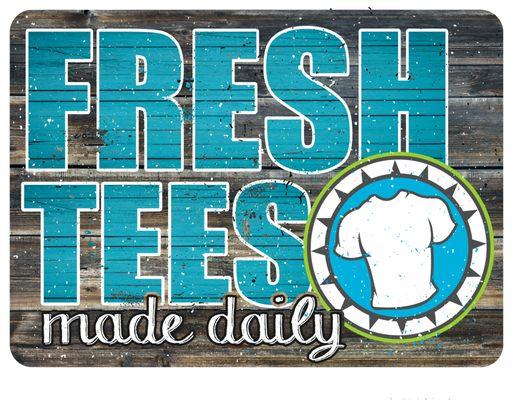 We are making FRESH TEES every day here at RODTEES/Your Logo Wear...can we make some for you too?