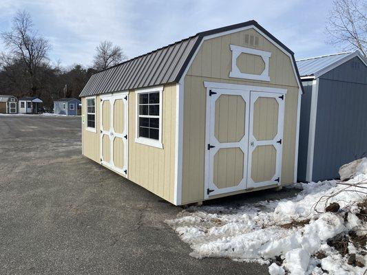 10x20 side lofted barn