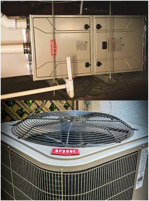 HVAC System Installation in San Mateo, 2-stage High Efficiency Furnace with a Air Conditioning Unit.