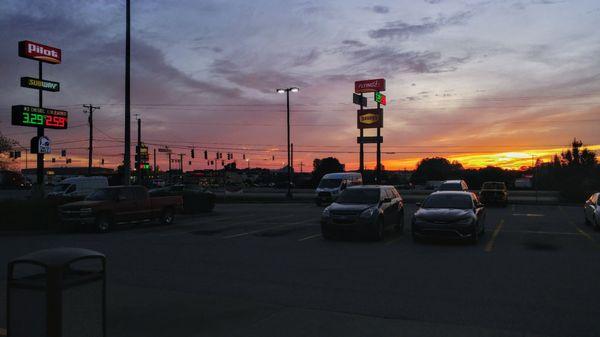 Evansville Sunset Indiana heartland