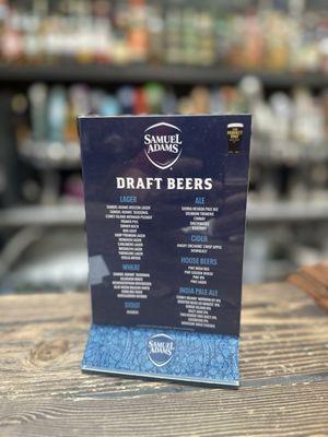 Draft Menu