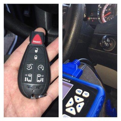 Dodge & Chrysler key fobs + remote start. Car key make in Arlington Tx