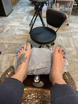 Deluxe pedicure