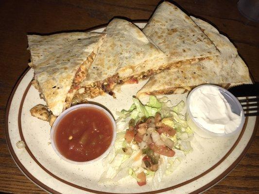 Chicken quesadilla