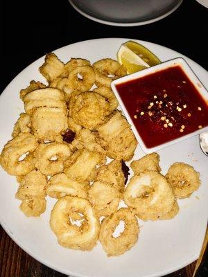 Fried Calamari with Marinara Sauce