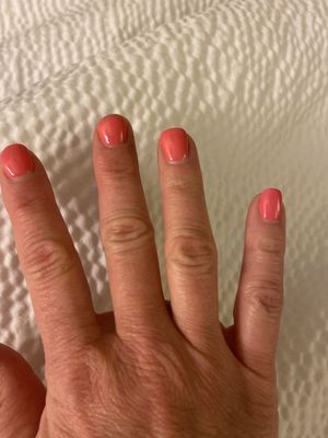 My latest gel manicure.