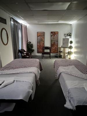 Couples massage room