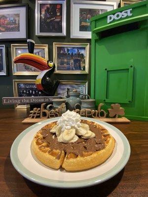 Banana, Nutella waffle