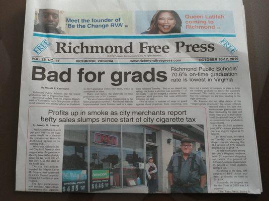 Cover of the Richmond Free Press