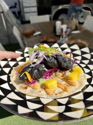 Shrimp taco  @littlebitesatx on IG