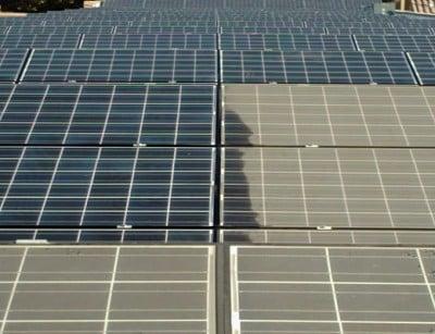 Solar panels before and after pictures