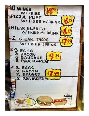 Breakfast Specials @ Maywood Express. 2 S 5th Ave, Maywood, IL Chicago Fast Food Old Fashion Place .Breakfast Hotdogs etc.