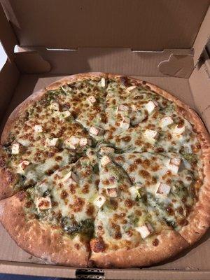 Palak Paneer Pizza