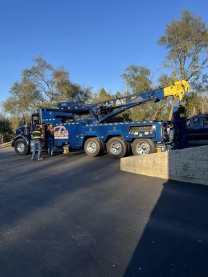 One of the biggest tow trucks in North America