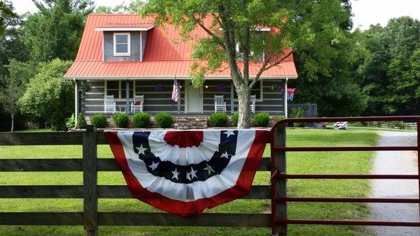 Twin Oaks Ranch Western Themed 2600 Sq Ft Log Guest House