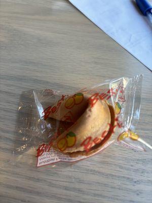 They give you a fortune cookie at the end