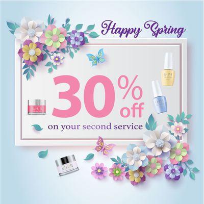 HAPPY SPRING AT CASTLE NAIL BAR